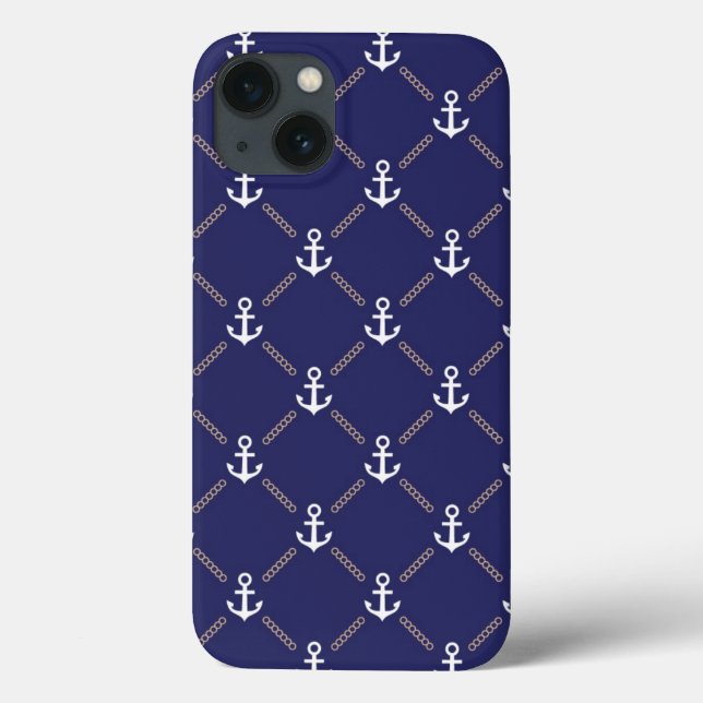 Anchor pattern Case-Mate iPhone case (Back)