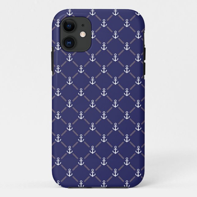 Anchor pattern Case-Mate iPhone case (Back)