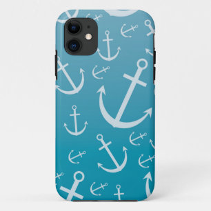 Anchor pattern iPhone 11 case