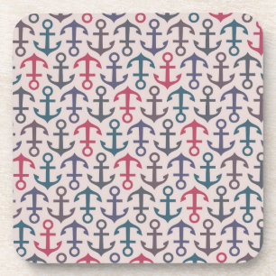 Anchor pattern coaster