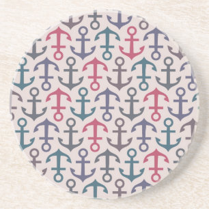 Anchor pattern coaster