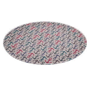 Anchor pattern cutting board