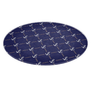 Anchor pattern cutting board