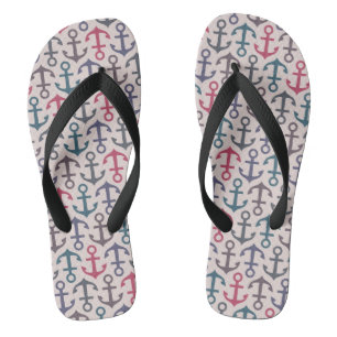 Anchor pattern jandals