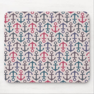 Anchor pattern mouse pad