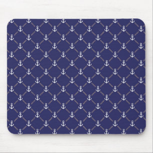 Anchor pattern mouse pad