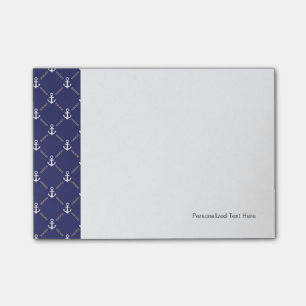 Anchor pattern post-it notes