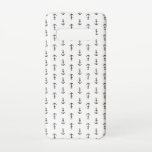 Anchor Pattern Samsung Galaxy Case<br><div class="desc">A sailing design with anchors. A perfect match for every sailor,  water rat and captain on water or on land. Great gift idea.</div>