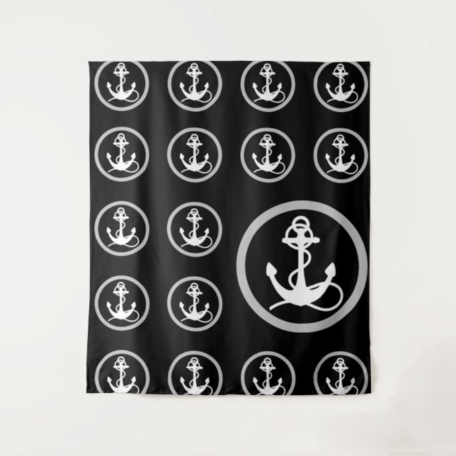 Anchor Pattern Tapestry (Front)