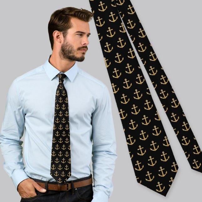 Anchor Pattern Tie (Creator Uploaded)