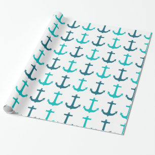 Anchor Pattern Wrapping Paper