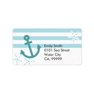 Anchor Personalised Label