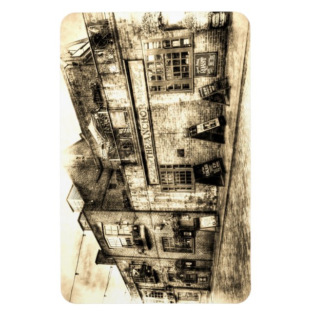 Anchor Pub London Vintage Magnet (Vertical)