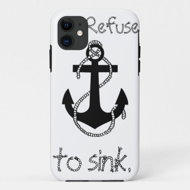 Anchor Quote Case-Mate iPhone Case (Back)