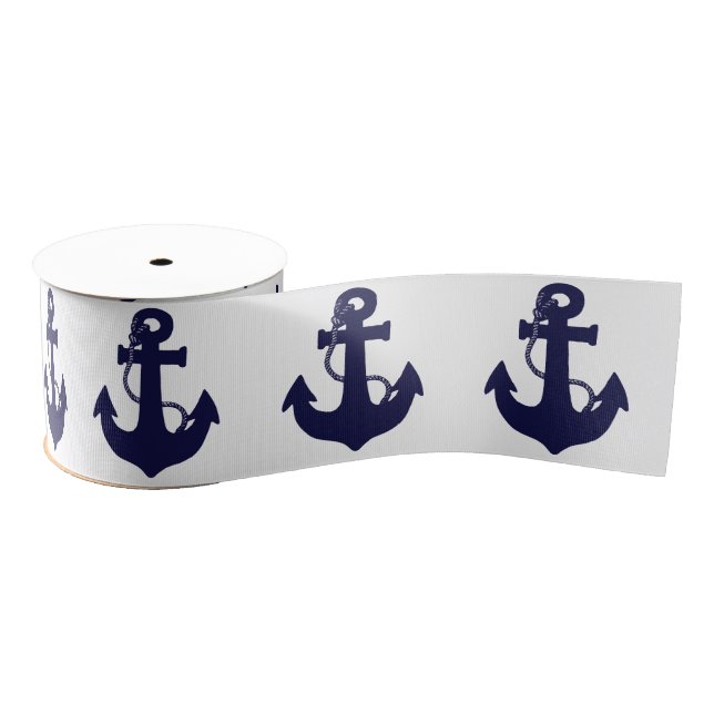 Anchor ribbon grosgrain ribbon (Spool)