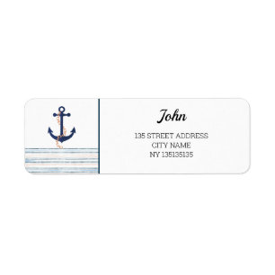 Anchor sea waves personalized