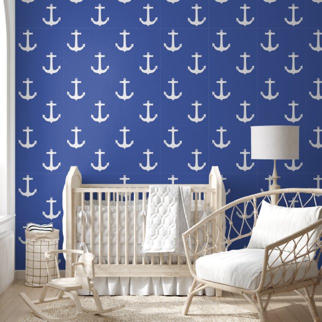 ANCHOR Silhouette - nautical design 1 Wallpaper (Kids)