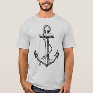 Anchor Tattoo Style Image T-Shirt