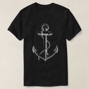 Anchor Tattoo Style Image T-Shirt