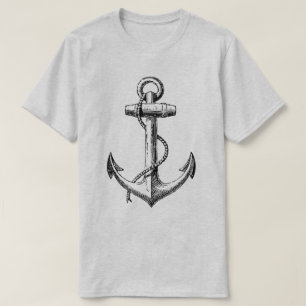 Anchor Tattoo Style Image T-Shirt