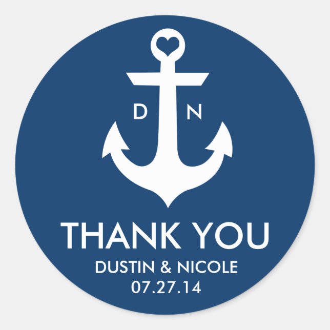 Anchor Thank You Labels (Front)