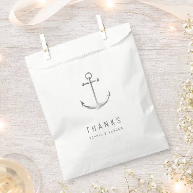 Anchor thanks with monogram beach wedding favour favour bags (Clipped)