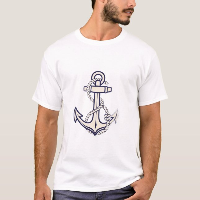 Anchor themed t shirt (Front)