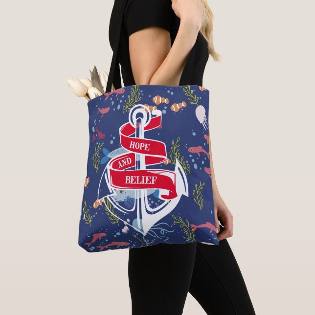 Anchor Tote Bag (Close Up)