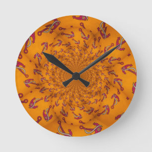 Anchor wall clock