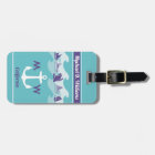 Anchor Waves Nautical Ship Boat Yacht Monogram