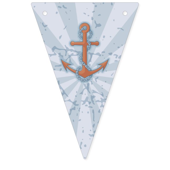 Anchor with Chain Bunting (Fourth Flag)