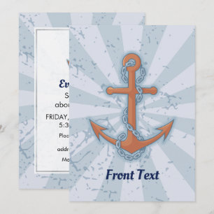 Anchor with Chain Invitation