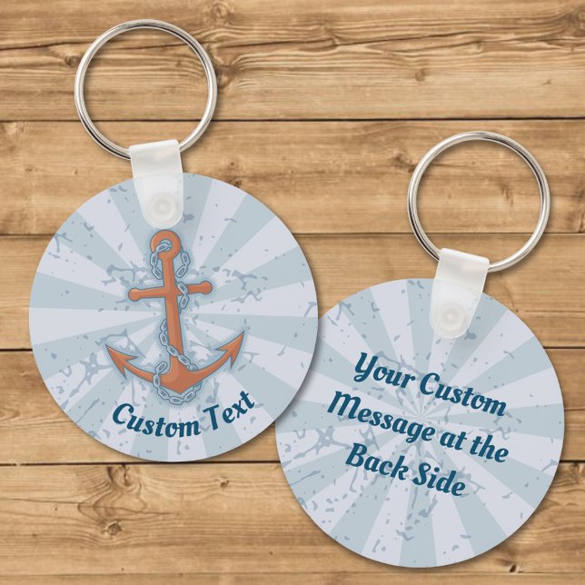 Anchor with Chain Key Ring (Creator Uploaded)