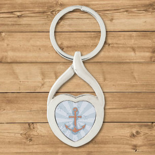 Anchor with Chain Key Ring