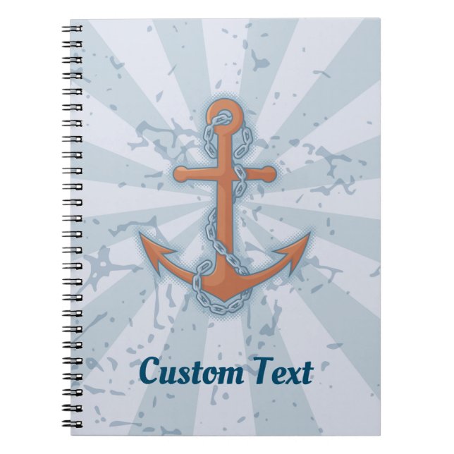 Anchor with Chain Notebook (Front)