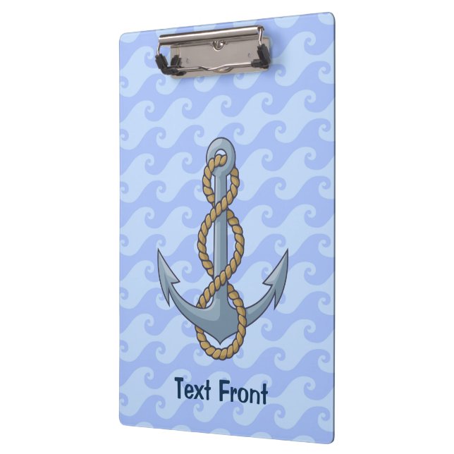 Anchor with Rope Clipboard (Left)