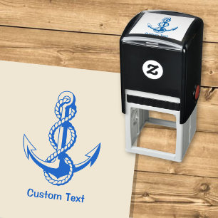 Anchor with Rope Self-inking Stamp