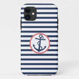 Anchor with Stripes Case-Mate iPhone Case