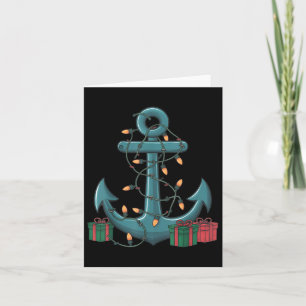 Anchor Xmas Lighting Cruise Ship Boat Anchor Chris Card