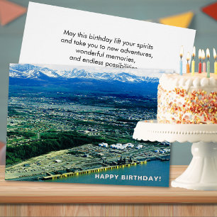 Anchorage Alaska Aerial Photo Birthday
