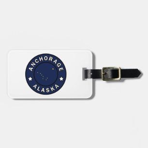 Anchorage Alaska Luggage Tag