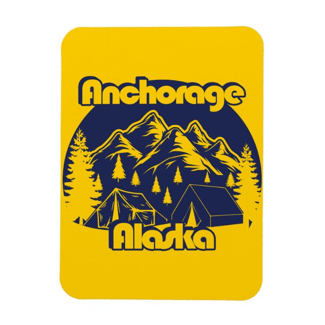 Anchorage Alaska Magnet (Vertical)