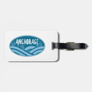 Anchorage Alaska Outdoors Luggage Tag