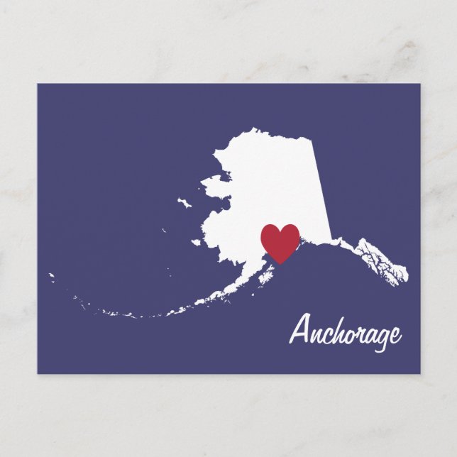 Anchorage Alaska Postcard (Front)