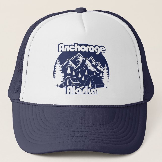 Anchorage Alaska Trucker Hat (Front)