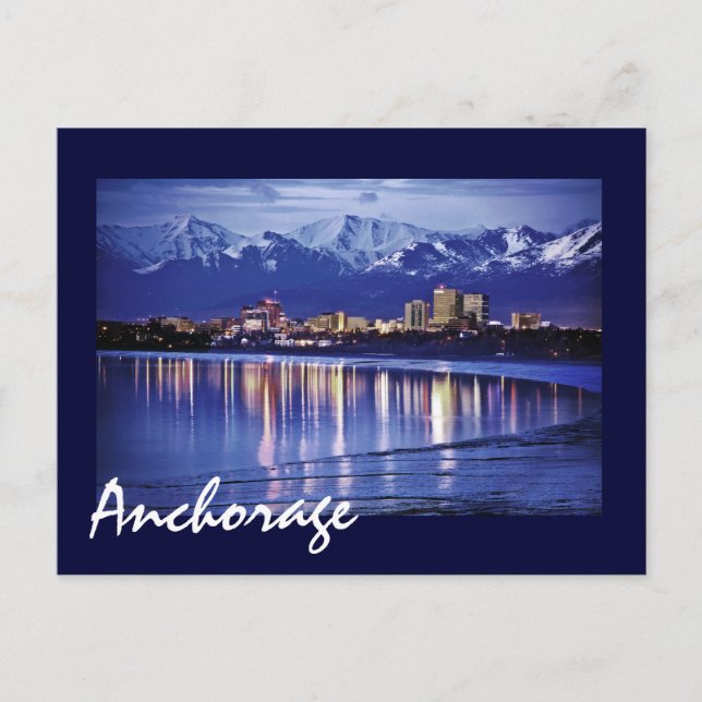 Anchorage, Alaska, U.S.A. Postcard (Front)
