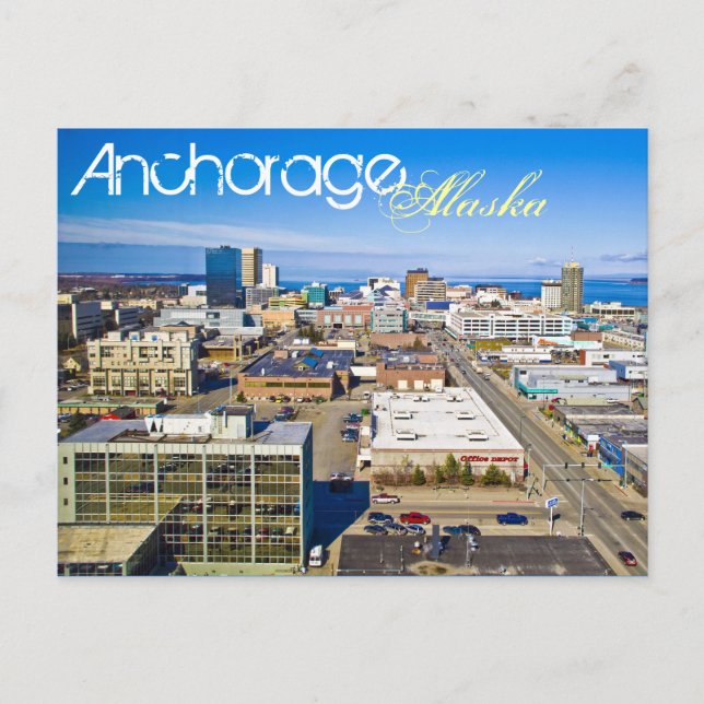 Anchorage, Alaska, U.S.A. Postcard (Front)