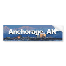 Anchorage Alaska with Anchorage in the Sky