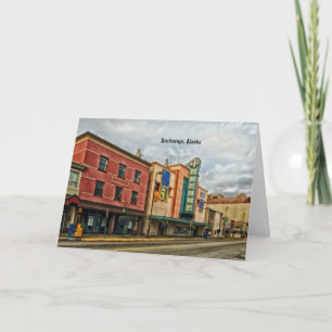 Anchorage Cityscape Card
