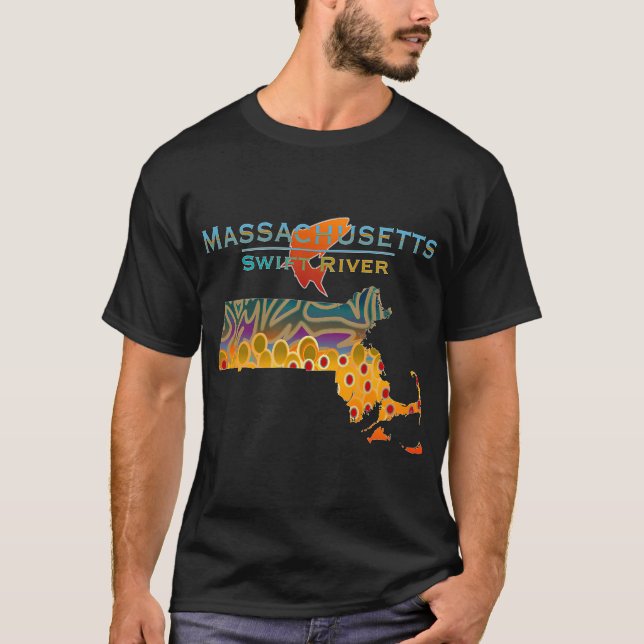 Anchored By Fin - Redfish Tail T-Shirt (Front)